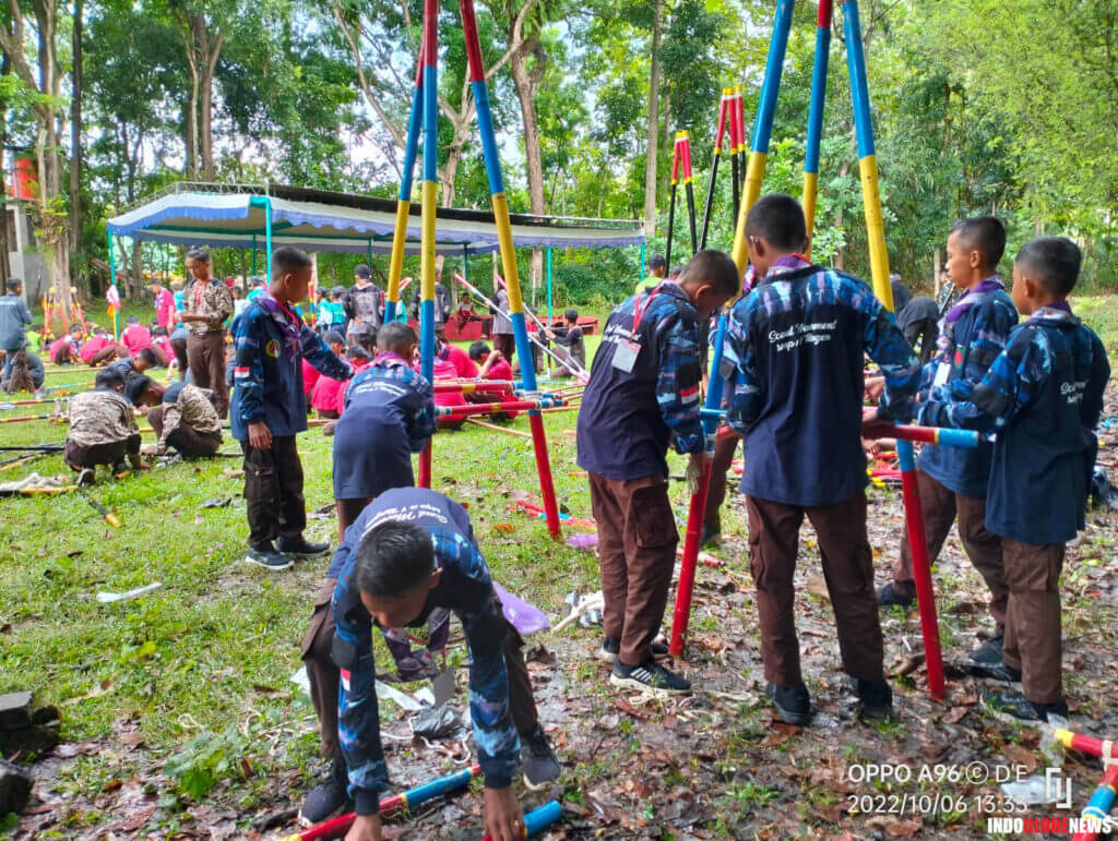 Regu Penggalang SMP Negeri 1 Tangen Memboyong 5 Piala.